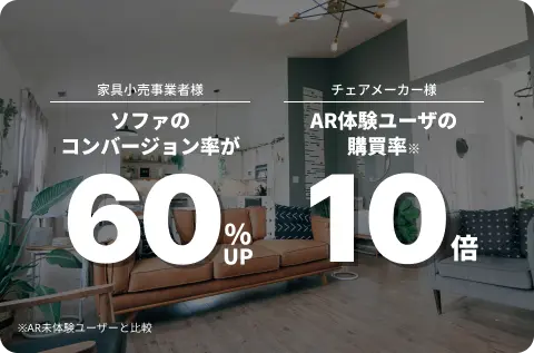 ARで試し置き機能の導入で、 ECのCVRが大幅に改善